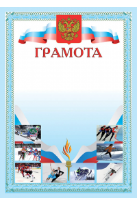 1030-043 Грамота с тиснением фольгой