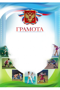 1030-048 Грамота с тиснением фольгой