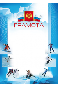 1030-049 Грамота с тиснением фольгой