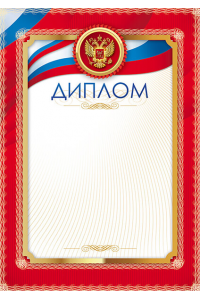 1040-053 Диплом с тиснением фольгой