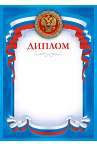 1040-058 Диплом с тиснением фольгой