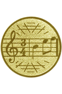 1137-025-100 Эмблема музыка 25 мм 1137-025-100 Эмблема музыка 25 мм