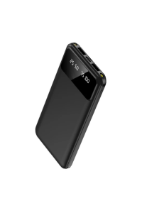 Внешний аккумулятор Dorado 10 000 mAh с фонариком, черный Внешний аккумулятор Dorado 10 000 mAh с фонариком, черный