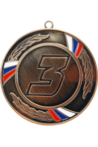 Медаль "Печора" 80 мм, 3 место
