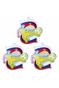 Комплект акриловых медалей "Футбол" Тип 1