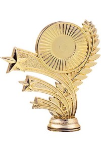 Фигура пластиковая B178/G "Звезды" с эмлемоносителем.Высота 12 см. Цвет Золото