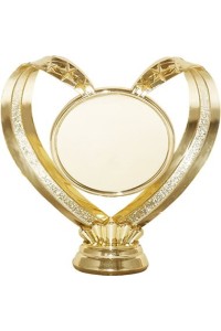 Фигура пластиковая B207/G "Венок" с эмблемоносителем. Высота 11,5 см. Цвет Золото Фигура пластиковая B207/G "Венок" с эмблемоносителем. Высота 11,5 см. Цвет Золото