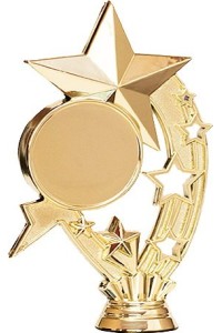 Фигура пластиковая B208/G "Звезды" с эмблемоносителем. Высота 17 см. Цвет Золото Фигура пластиковая B208/G "Звезды" с эмблемоносителем. Высота 17 см. Цвет Золото