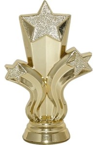 Фигура пластиковая B209/G "Звезды". Высота 9 см. Цвет Золото Фигура пластиковая B209/G "Звезды". Высота 9 см. Цвет Золото