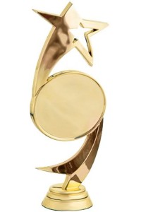 Фигура пластиковая B218/G "Звезда" с эмблемоносителем. Высота 15,5 см. Цвет Золото Фигура пластиковая B218/G "Звезда" с эмблемоносителем. Высота 15,5 см. Цвет Золото