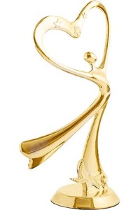 Фигура пластиковая B220/G "Танец". Высота 16 см. Цвет Золото Фигура пластиковая B220/G "Танец". Высота 16 см. Цвет Золото