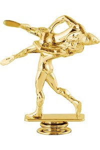 Фигура пластиковая B239/G "Борьба". Высота 14 см. Цвет Золото