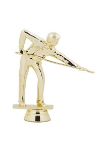 Фигура пластиковая B256/G "Бильярд". Высота 11,5 см. Цвет Золото