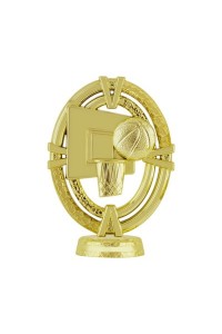 Фигура пластиковая B288H-Basketball  "Баскетбол". Высота 10,5 см. Цвет Золото