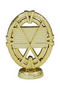 Фигура пластиковая B288H-Hockey (на траве) "Хоккей на траве". Высота 10,5 см. Цвет Золото