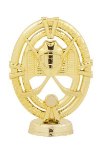 Фигура пластиковая B288H-Ice Hockey (лед)  "Хоккей на льду". Высота 10,5 см. Цвет Золото