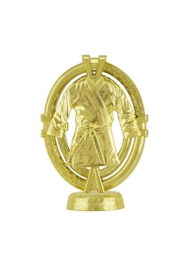 Фигура пластиковая B288H-Karate  "Карате". Высота 10,5 см. Цвет Золото