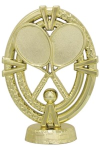 Фигура пластиковая B288H-Tennis  "Теннис". Высота 10,5 см. Цвет Золото