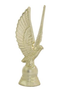 Фигура пластиковая "Орёл" B292/G. Высота 6,5 см. Цвет Золото