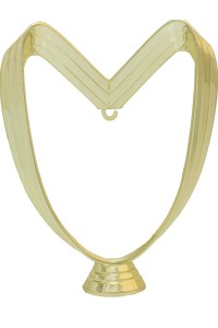 Фигура пластиковая B343/G "Стем для медали". Высота 15 см. Цвет Золото