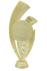 Фигура пластиковая B350#2/G "Эмблемоноситель". Высота 16,5 см. Цвет Золото
