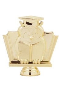 Фигура пластиковая B358/G "Сова". Высота 10 см. Цвет Золото Фигура пластиковая B358/G "Сова". Высота 10 см. Цвет Золото