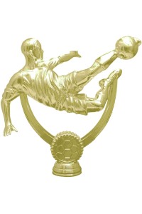 Фигура пластиковая B488/G "Футбол". Высота 13,5 см. Цвет Золото