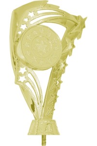 Фигура пластиковая "Звезды"  B633/G. Высота 16,5 см. Цвет Золото