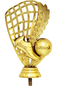 Фигура пластиковая H429/G "Футбол". Высота 11,9 см. Цвет Золото