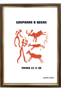 Фоторамка А4 (587), бук/красное дерево Фоторамка А4 (587), бук/красное дерево